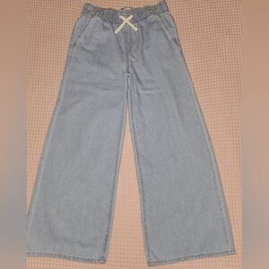 Old Navy Girls Light Blue Wide Leg Pull-On Pants XL